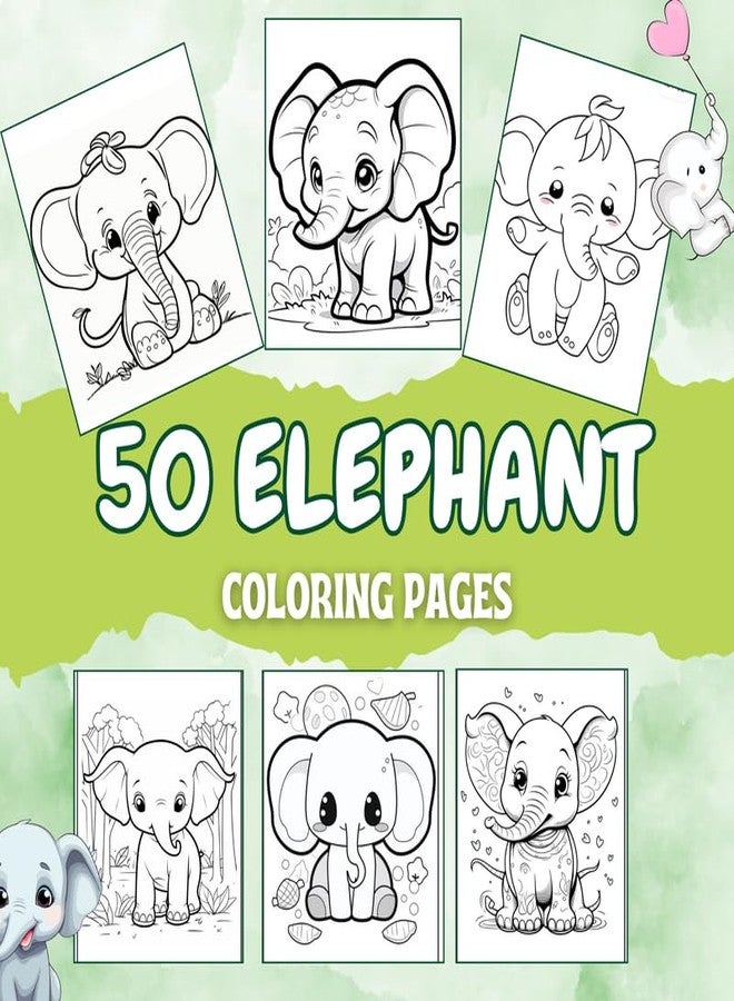 Sakuya Animals Coloring Book for Kids | Animal Coloring Page for Toddlers | Fun Activity for Boys and Girls |Baby Shower Activities-Elephant - Image 5